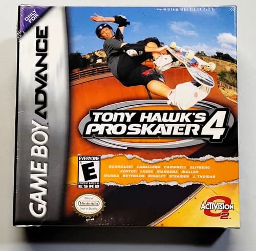 Tony Hawk's Pro Skater 4 Nintendo Game Boy Advance NEW *Excellent *1st Class
