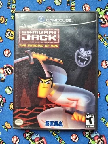 Samurai Jack The Shadow of Aku (Nintendo GameCube GC) Complete with Case