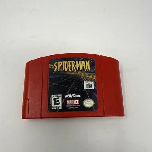 Spider-Man N64 Nintendo 64 Game Authentic Tested & Cleaned