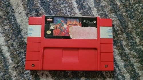 Doom (Super Nintendo Entertainment System, 1995) TESTED AND WORKS