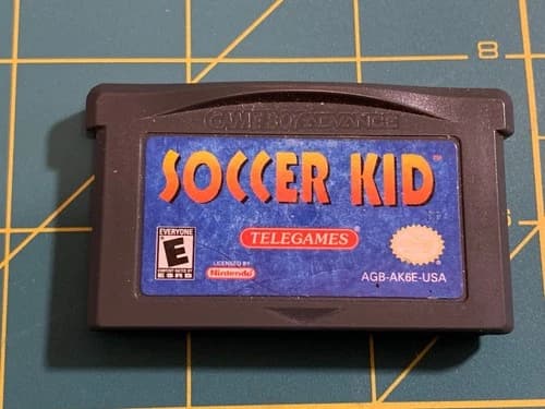 Soccer Kid GBA Game Boy Advance Telegames North American/USA release NTSC