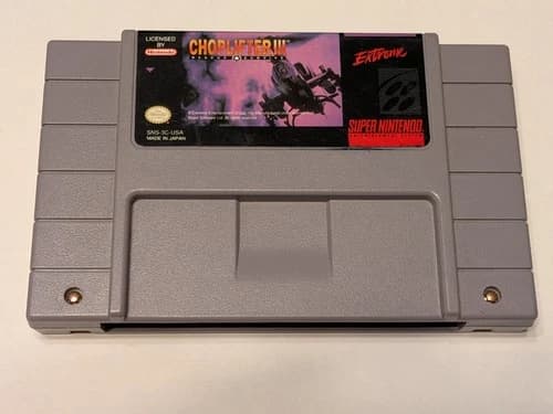 Choplifter III (Super Nintendo Entertainment System, 1994) Cart only, Tested