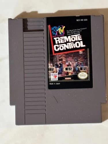 Nintendo NES MTV Remote Control (Cleaned, Tested & Working)