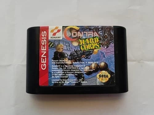 Contra: Hard Corps (Sega Genesis, 1994) Cartridge Only