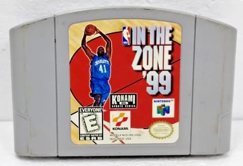 NBA In the Zone 99 For Nintendo 64 N64 Authentic