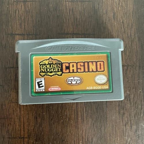 Golden Nugget Casino - Game Boy Advance - Cartridge Only - Tested