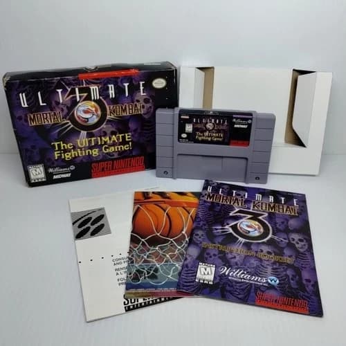 Ultimate Mortal Kombat 3 ( Super Nintendo SNES) CIB - Tested - Free Shipping