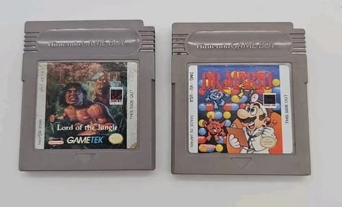 Dr. Mario (Nintendo Game Boy, 1990) Video Game Tarzan Lord Of The Jungle