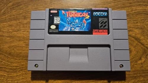 Super Turrican 2 Cartridge Only Authentic *Top Label Lift* Super Nintendo SNES