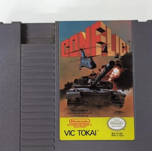 Conflict (Nintendo Entertainment System, NES) Vic Tokai NTSC-U/C US/Canada