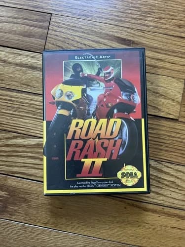 Road Rash II 2 (Sega Genesis) CIB Not Tested