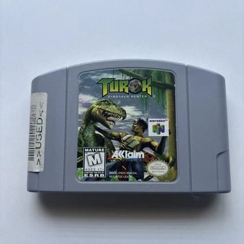 Turok: Dinosaur Hunter Nintendo 64 N64 Authentic Tested Cleaned FPS Super Fun