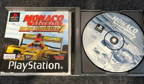 Racing Simulation Monaco Grand Prix PlayStation 1 - tested working