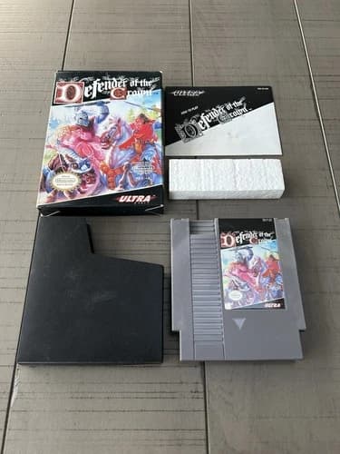Defender of The Crown - Nintendo NES - Authentic Original - Complete w/ Manual