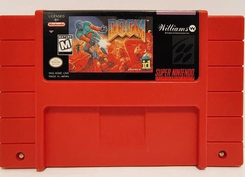 Doom for Super Nintendo (SNES) Excellent Shape!