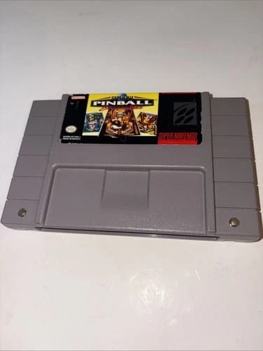 Super Pinball: Behind the Mask (Super Nintendo SNES, 1994) *TESTED*