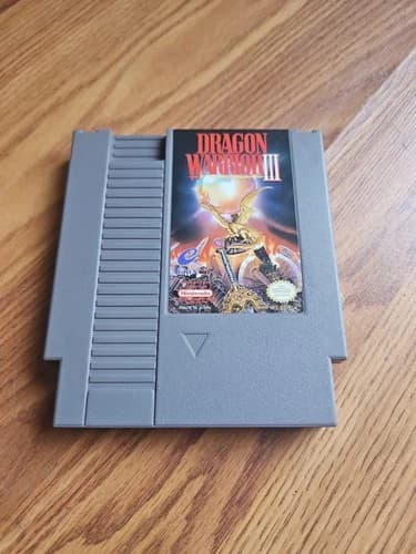 Dragon Warrior III 3 - Nintendo NES - Cart Only - Tested Works Dragon Quest