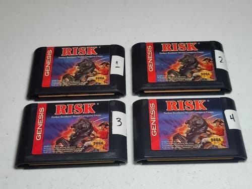Risk World Conquest (Sega Genesis, 1988) Authentic Cartridge Only TESTED/WORKS