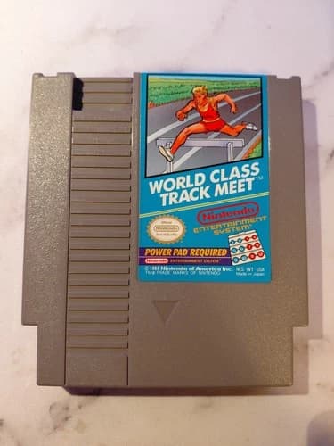 World Class Track Meet (Nintendo NES, 1987) Game Cartridge Only - Tested
