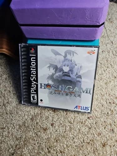 Hoshigami: Ruining Blue Earth (Sony PlayStation 1, 2001) Complete PS1