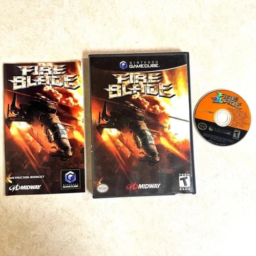 Fire Blade (Nintendo GameCube, 2002) - TESTED - Complete in Box CIB