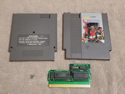 CONTRA NES Cartridge only Nintendo Entertainment System CLEANED TESTED WORKING!