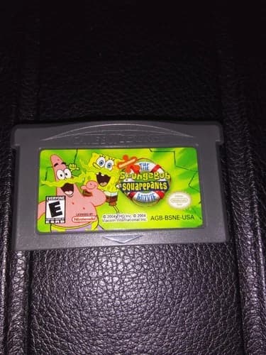 SpongeBob SquarePants: The Movie (Nintendo Game Boy Advance, 2004) Cart Only