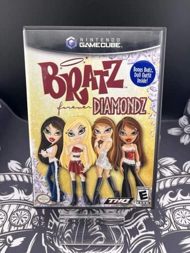Bratz Forever Diamondz (Nintendo GameCube, 2006) CIB Complete Tested