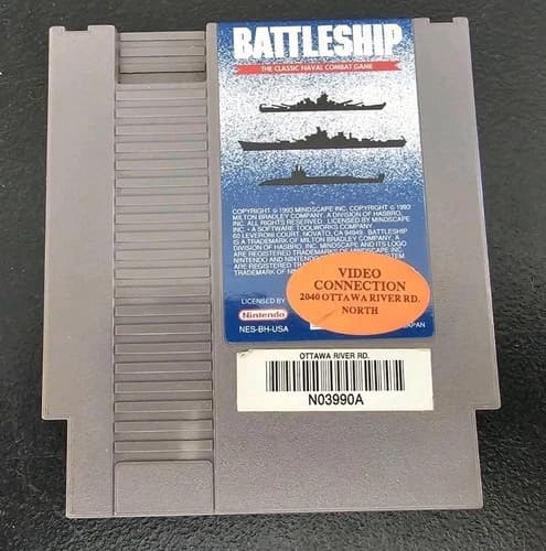 Battleship (Nintendo Entertainment System, 1993) Authentic, tested, cart only