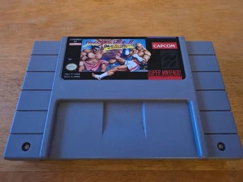 Street Fighter II Turbo Nintendo SNES Cartridge Only Tested Works Authentic
