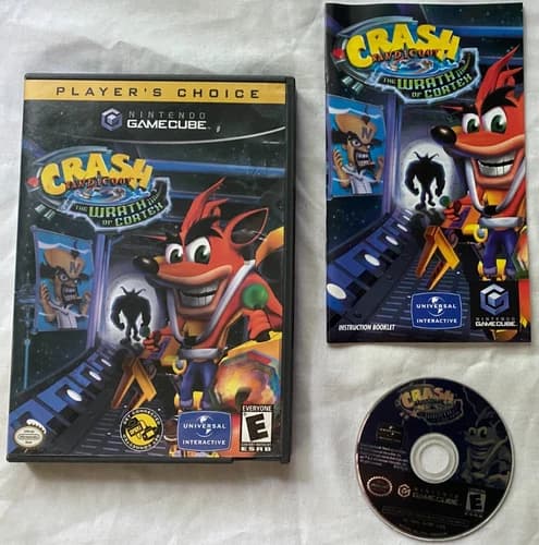 Crash Bandicoot: The Wrath of Cortex (Nintendo GameCube, 2002) CIB with Manual