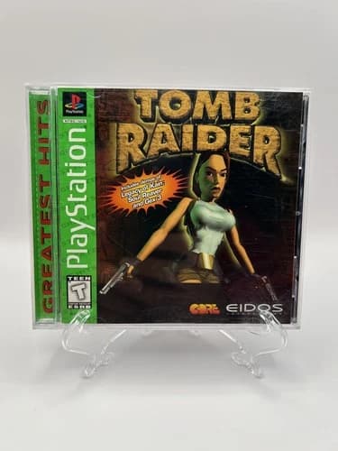 Tomb Raider PS1 PlayStation 1 Complete CIB Greatest Hits