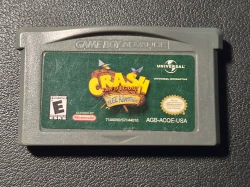 Crash Bandicoot: The Huge Adventure Game Boy Advance Game
