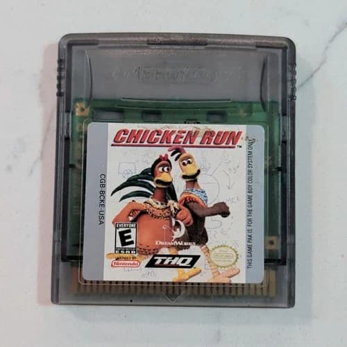 Chicken Run (Nintendo Game Boy Color, 2000) Authentic, Cleaned & Tested
