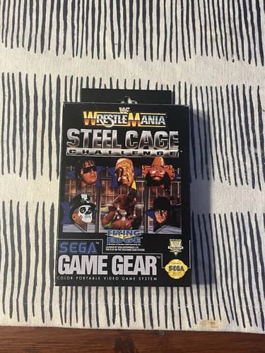 Wrestlemania Steel Cage Challenge (Sega Game Gear, 1992) CIB Complete Tested