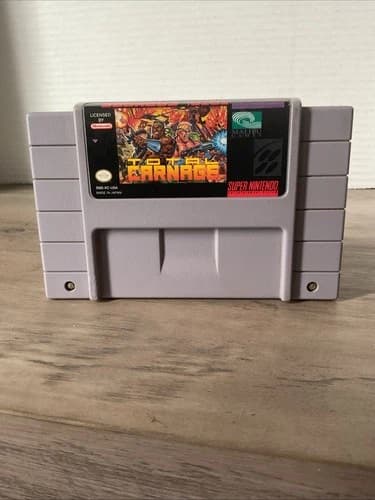 Total Carnage Super Nintendo SNES Cart Only