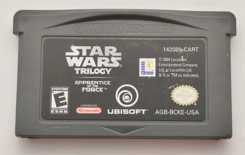 Star Wars Trilogy: Apprentice of the Force (Game Boy Advance GBA, 2004) Tested!