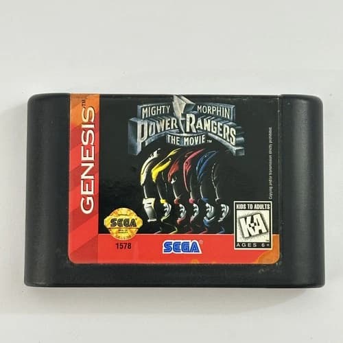 Mighty Morphin Power Rangers - The Movie for Sega Genesis Game Only CLEAN TESTED