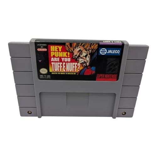 Tuff E Nuff Super Nintendo SNES Authentic Tested And Working Cartridge Only