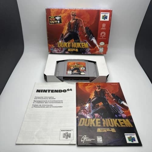 Duke Nukem 64 N64 Nintendo 64 Complete CIB Tested Working