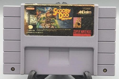 SCOOBY DOO MYSTERY - Super Nintendo SNES (Authentic) Cleaned & Tested✅💯