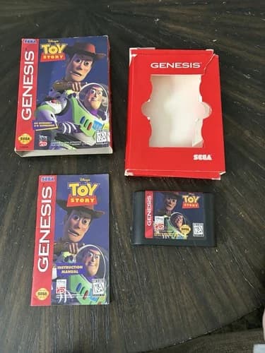 Sega Genesis Game Toy Story CIB Complete In Box