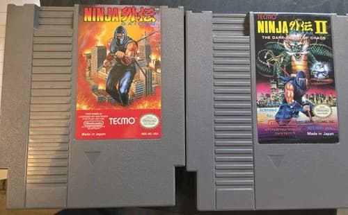 Ninja Gaiden 1 And 2 Nes