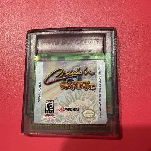 Cruis'n Exotica Nintendo Game Boy Gameboy Color Authentic