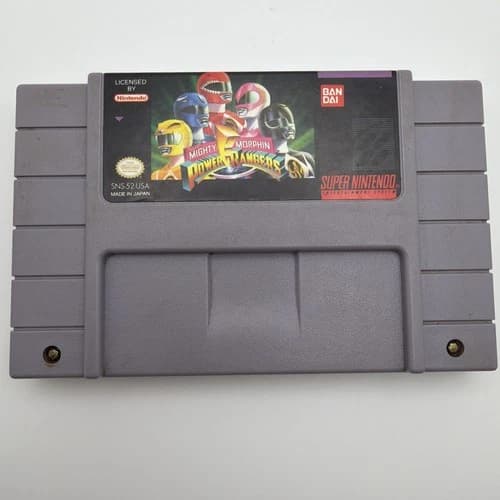 Mighty Morphin Power Rangers: (Super Nintendo Entertainment System Cartridge