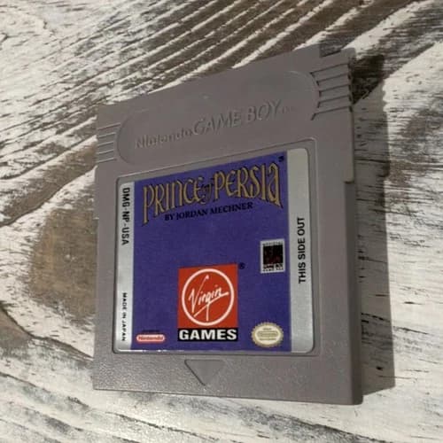 Virgin Games Prince of Persia Nintendo Game Boy NTSC-U/C Cartridge US/Canada