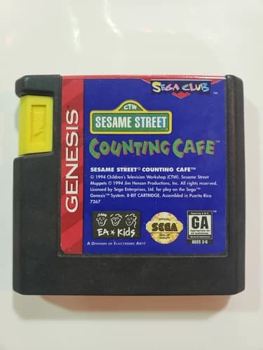 Sesame Street Counting Cafe (Sega Genesis) SGEN