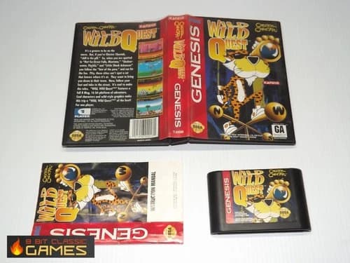 Chester Cheetah: Wild Quest - COMPLETE BOX - Sega Genesis - 35a