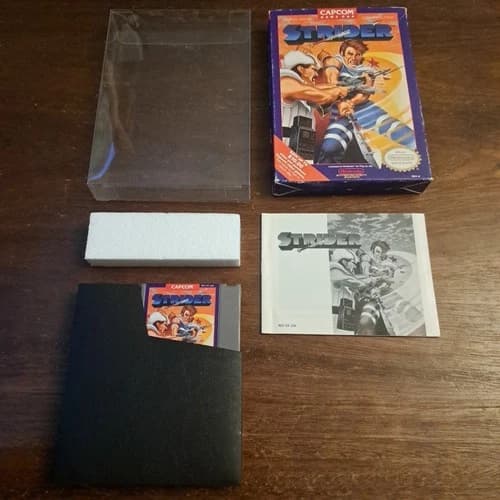 Strider (Nintendo Entertainment System NES, 1989) Complete - Tested - Authentic
