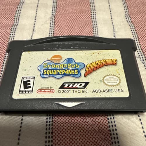 SpongeBob SquarePants: SuperSponge (Nintendo Game Boy Advance, 2001)